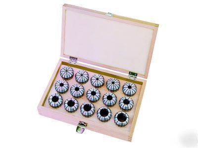 Er-20 bison collets 10 piece set + collet box