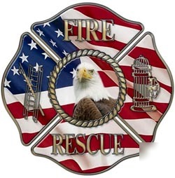 Firefighter decal reflective 6