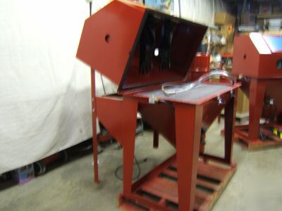 New 48 x 24 flip top sandblast blast cabinet usa