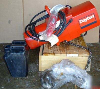 New dayton JLC1016-1-15, electric chain hoist brand 