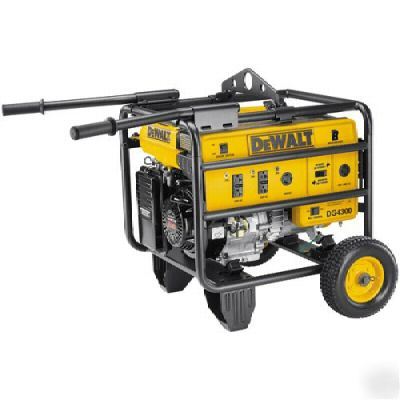  dewalt DG4300 heavy-duty 4300 watt gas generator ( )