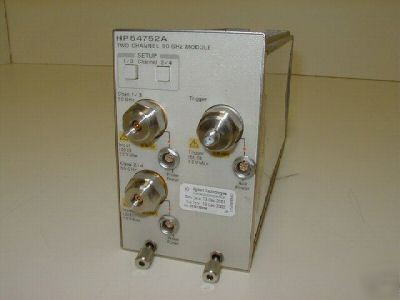 Agilent 54752A 2-channel, 50GHZ plug-in module