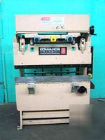 Edwards hydraulic press brake - capacity: 50â€ x 20 tons