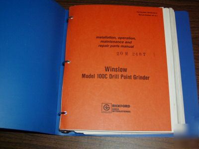 Giddings lewis g&l 100C winslow drill grinder manual