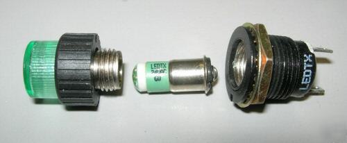 New lot of 24 ledtronics green led assembly MFS470 
