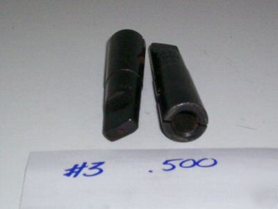 2 morse taper drill drivers #3 mt split sleeves 1/2