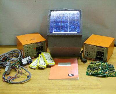 3PC jamar 6000 solar power traffic counter recorder lot