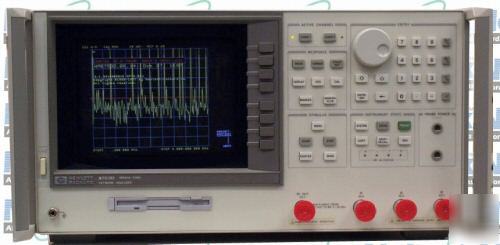 Agilent 8753D network analyzer, 30 khz to 3 ghz