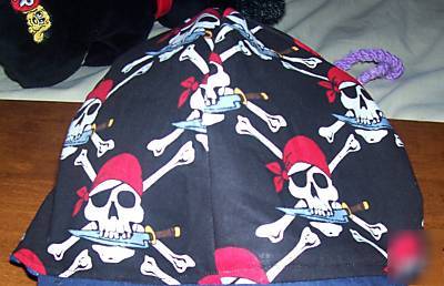 Tattoo pirate skulls welders hat hats cap caps welding
