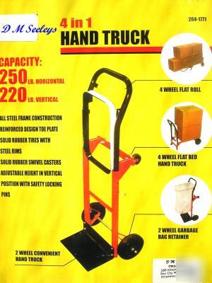 Hand truck dolly dollie 4 in one fair deal shipping