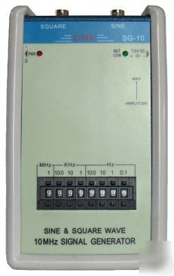 New 10 mhz dds sine / square signal generator 5 vp-p